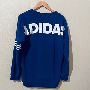 ADIDAS Blue Gameday Crewneck | Medium